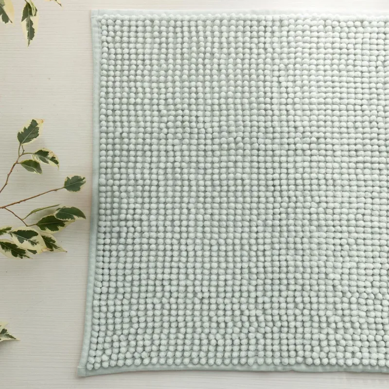 Tapete Chenille Popcorn 0,50 x 1,00 Verde 1 Peça