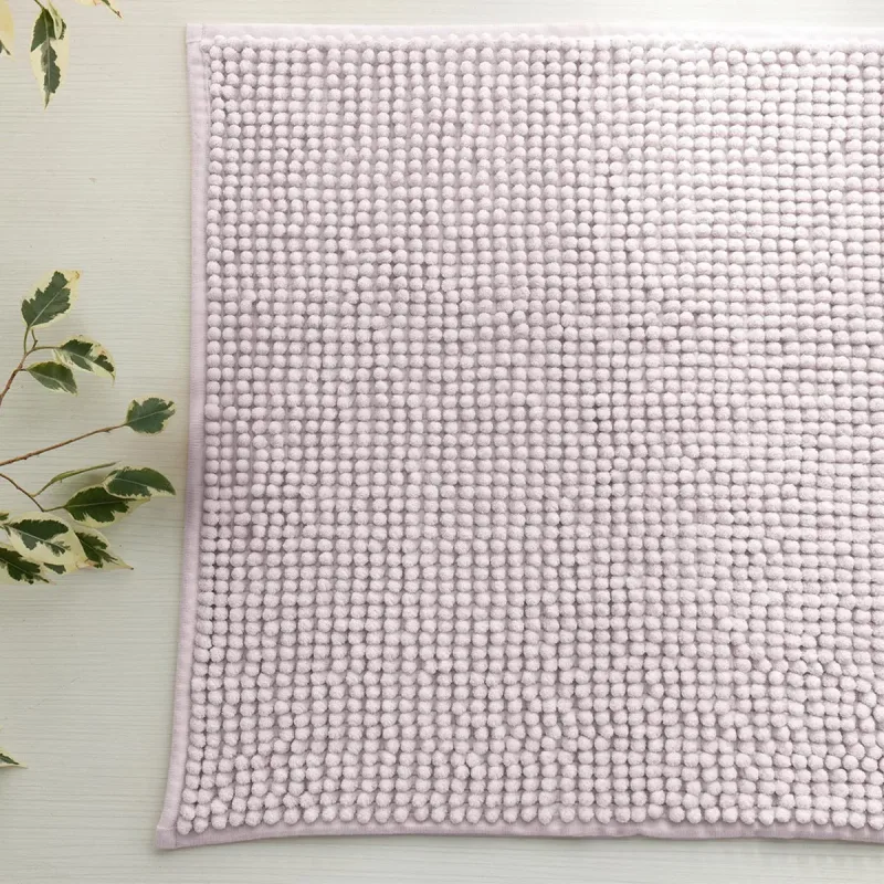 Tapete Chenille Popcorn 0,50 x 1,00 Rose 1 Peça