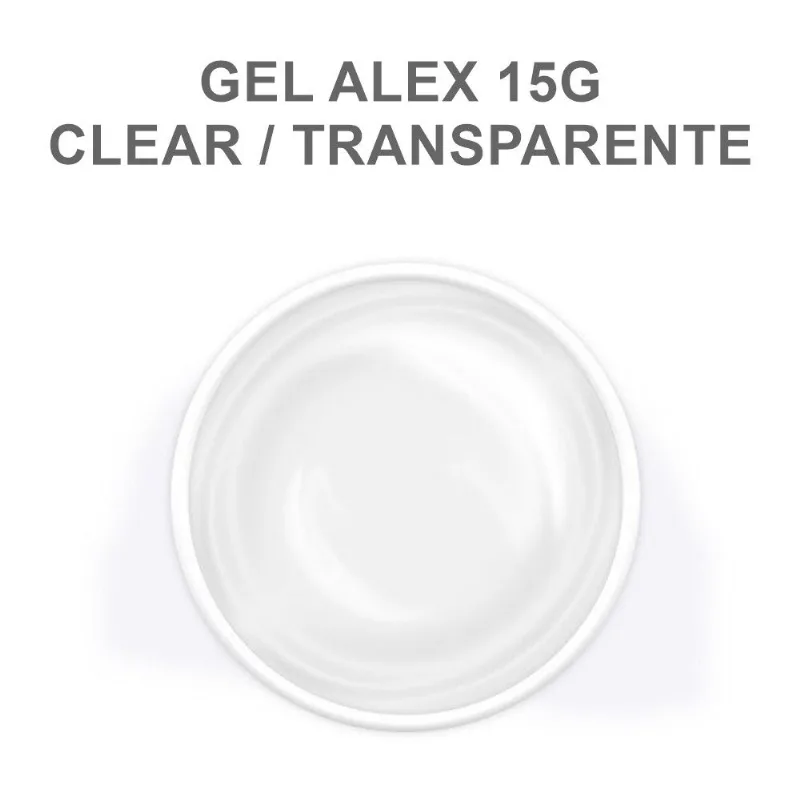 Gel transparente para unha Gel Clear Crer Pra Fibra e Gel