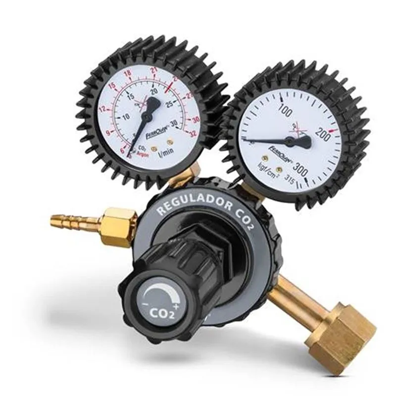 Regulador De Co2 (Gas Carbonico ) 2 Relogios