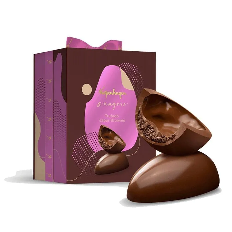 Ovo De Páscoa Exagero Trufado Brownie 400g Kopenhagen