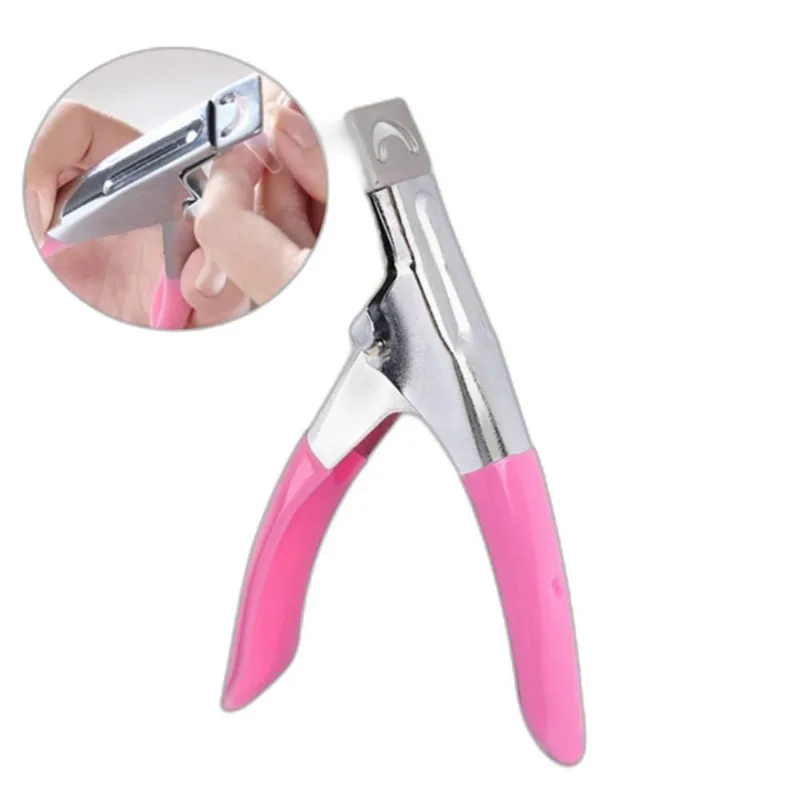 Cortador De Tips Unhas Postiças Nails Unha Alicate De Unha