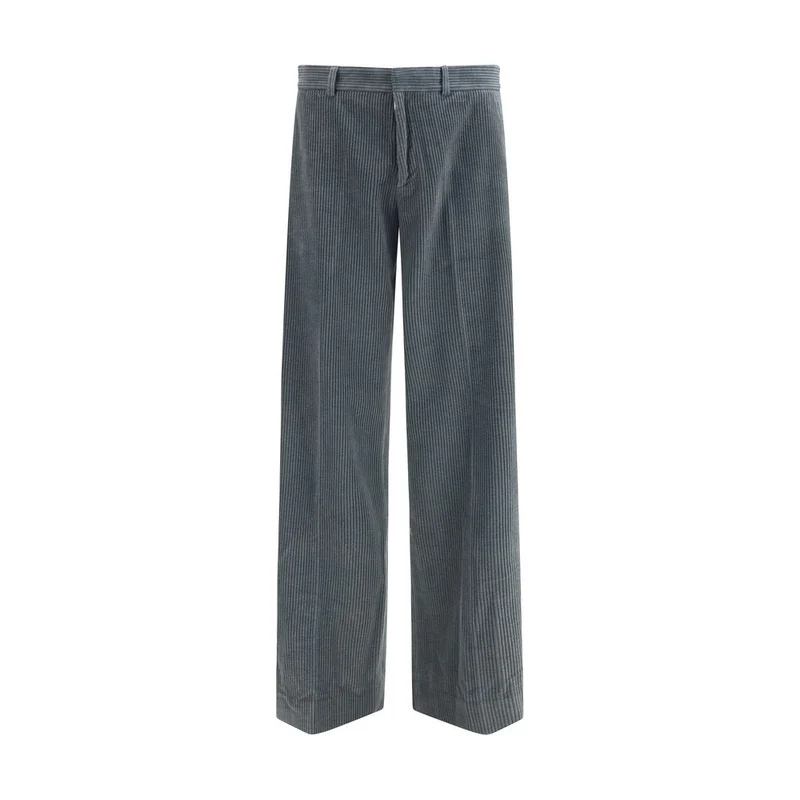 Magliano Gray Cotton Casual Pants M