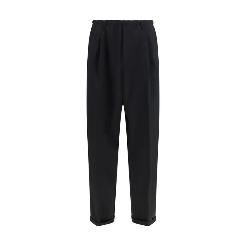 Magliano Black Polyester Casual Pants XS