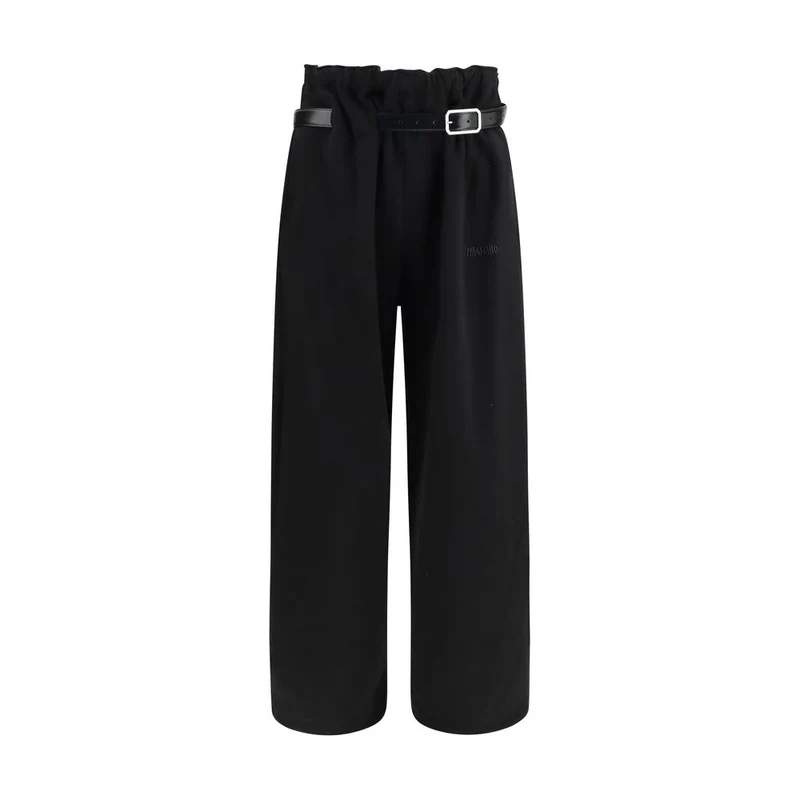 Magliano Black Cotton Casual Pants M