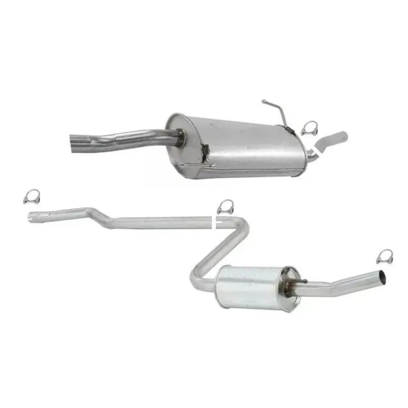 Kit Escapamento Silencioso Courier 1.6 1999 até 2013 TUPER