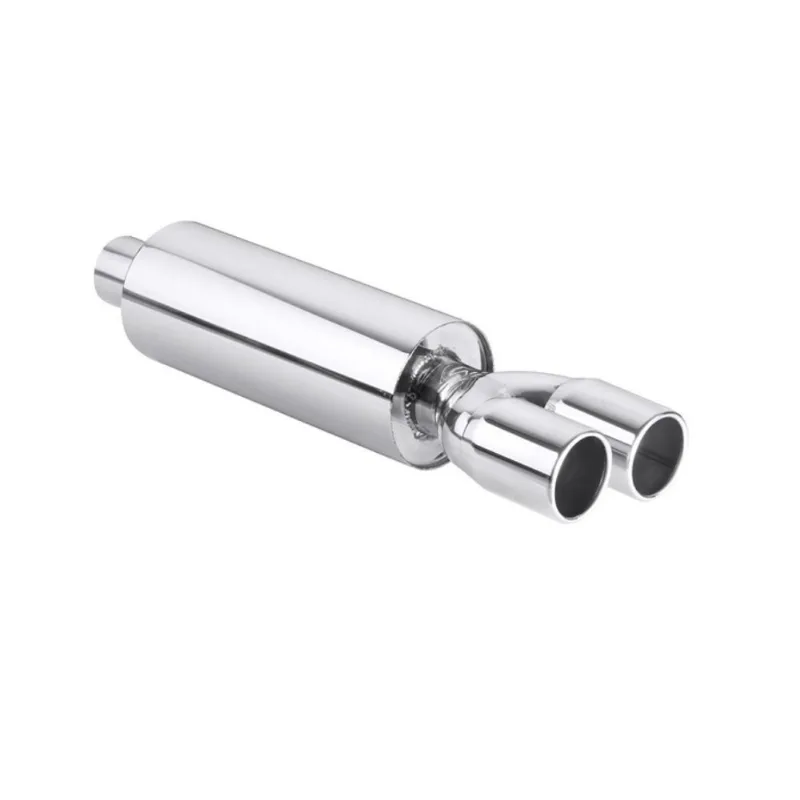Abafador Inox corpo saída dupla 3.5 Pol entrada 2.5 Pol vw