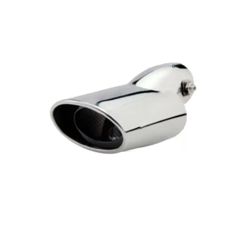 Ponteira de escapamento universal inox165mm 63mm Onix Prisma