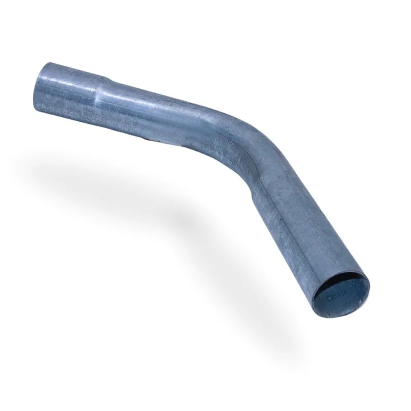 Curva Tubo Aço Galvanizado Adaptação Gerador 41 cm 45 Graus