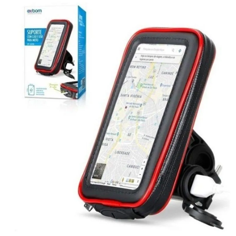 Suporte De Celular Para Bicicleta Moto Impermeável