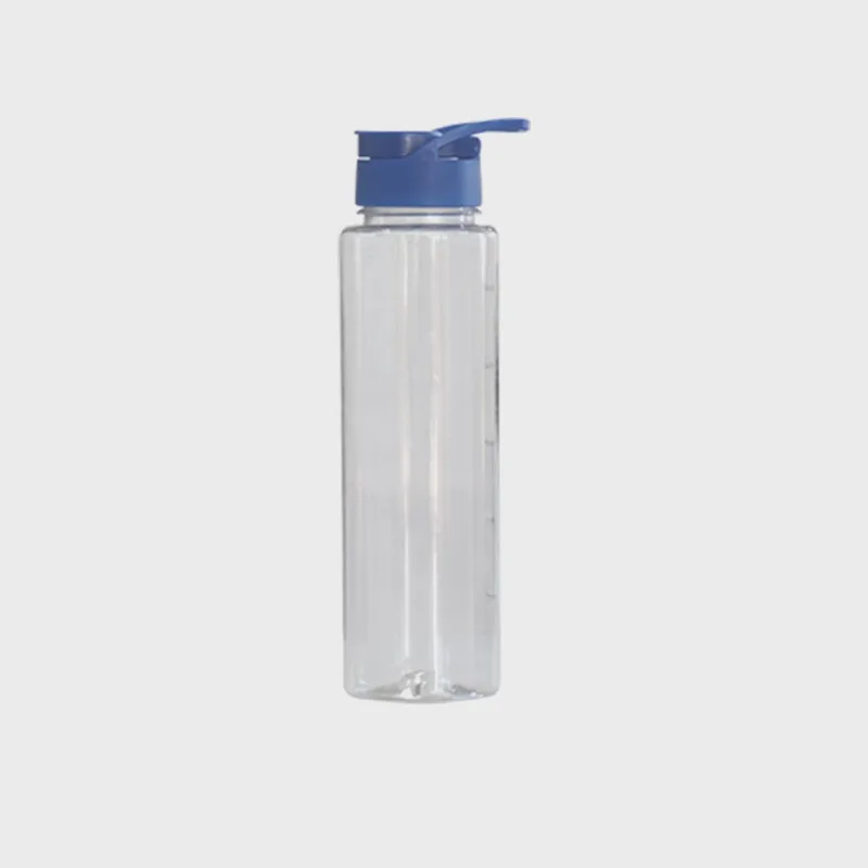 Garrafa Cristal Twist Plásticos 600mL Azul