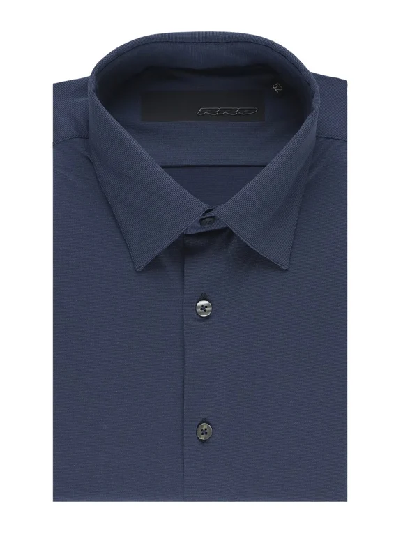 Rrd Blue Structured Collar Oxford Shirt IT 54