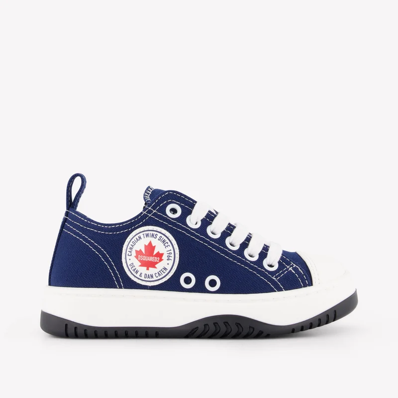 Dsquared2 Kinder Unisex Sneakers In Navy 34