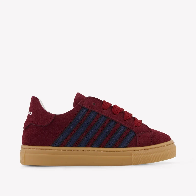 Dsquared2 Kinder Unisex Sneakers In Bordeaux 24