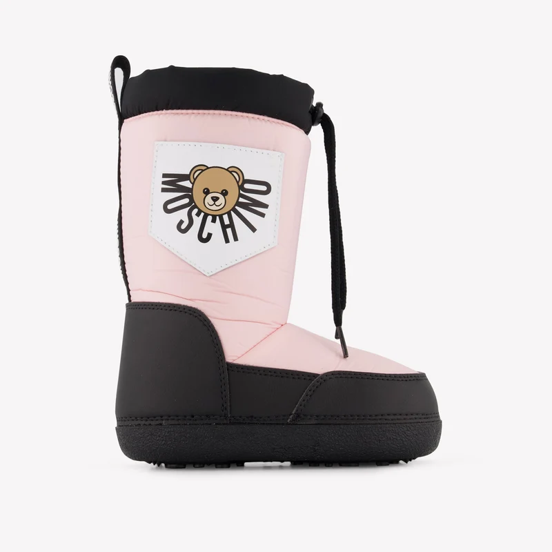 Moschino Kinder Meisjes Snowboots In Licht Roze 27