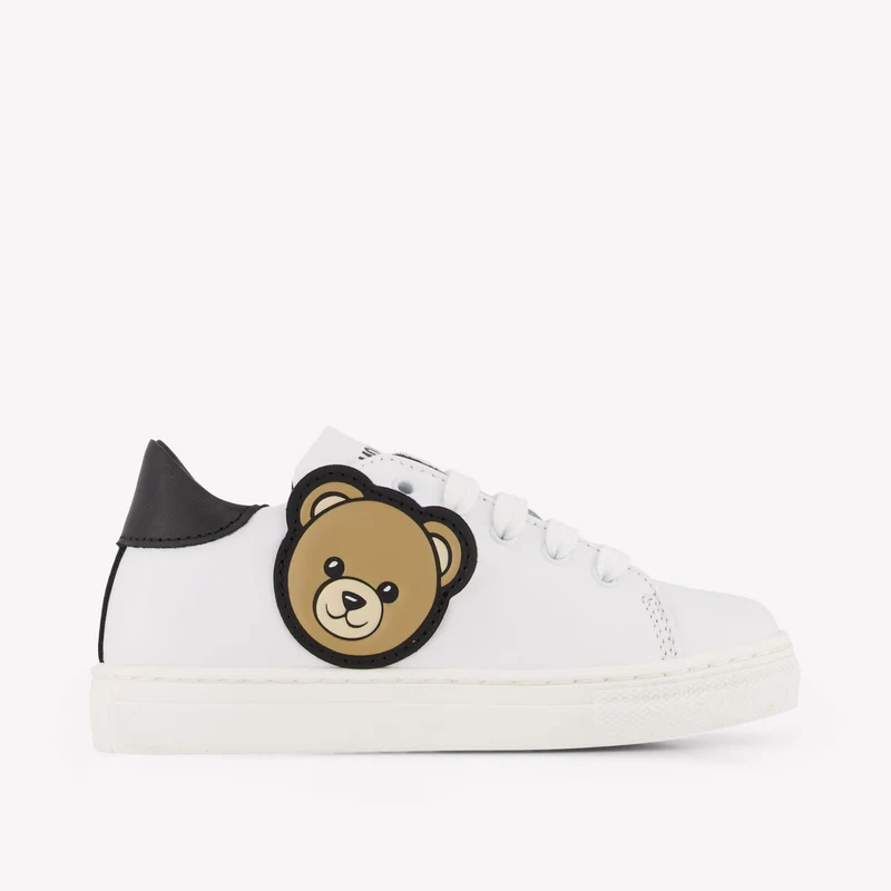 Moschino Kinder Unisex Sneakers In Wit 22
