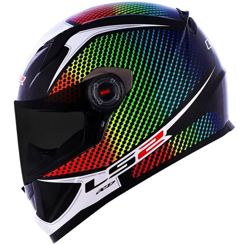 Capacete LS2 FF358 Wardots Raimbow