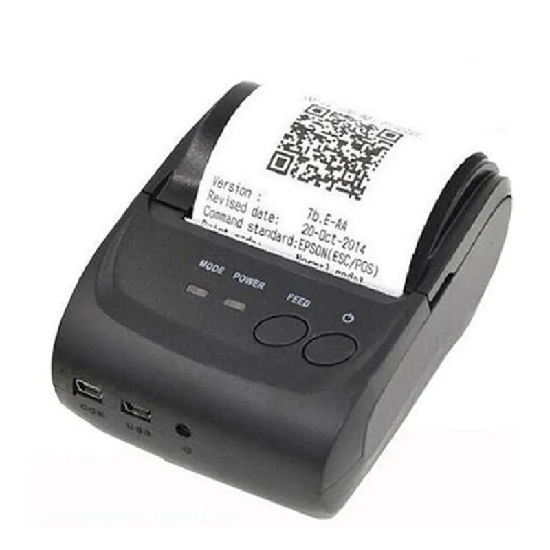 Mini Impressora Portatil Bluetooth Termica 58mm Android Ios