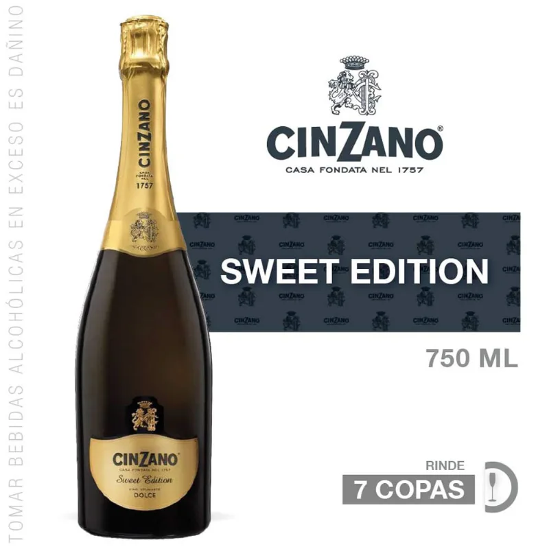Espumante CINZANO Gran Dolce Botella 750ml