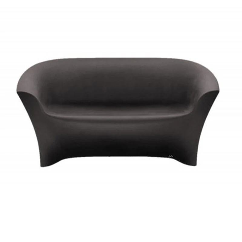 Poltrona sofa "Ohla" struttura in polietilene per esterno Nero