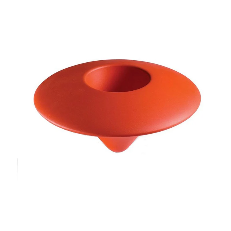 Vaso "Ninfea" galleggiante struttura in polietilene per esterno Arancio / 72 x 36 cm