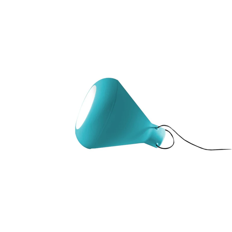 Lampada "Spot" struttura in polietilene con kit luce per interno Verde Smeraldo