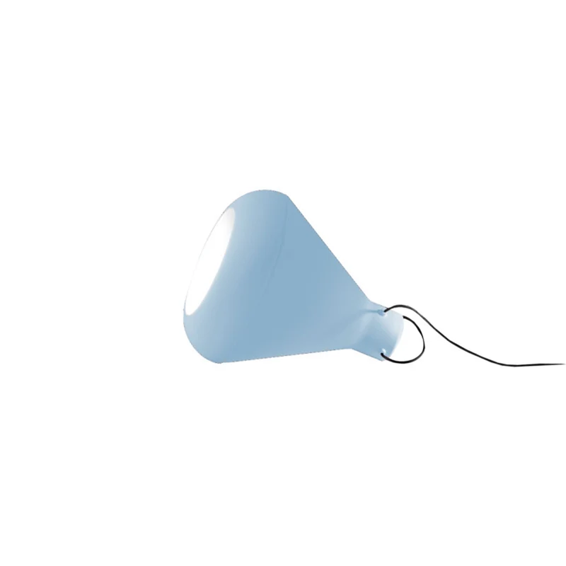 Lampada "Spot" struttura in polietilene con kit luce per interno Azzurro