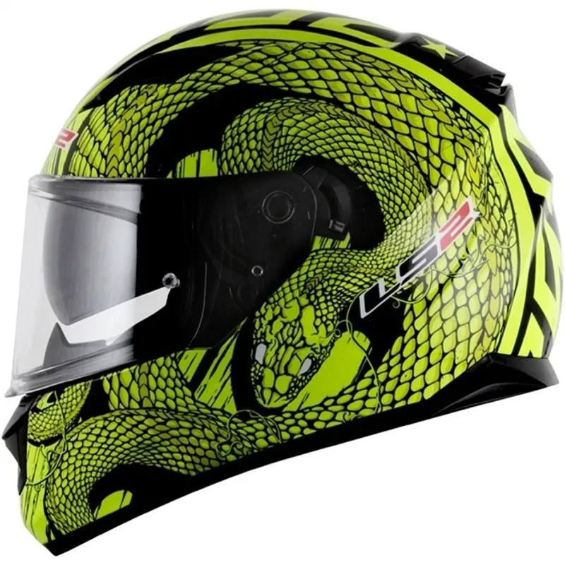 Capacete Ls2 Ff320 Stream Snake Verde
