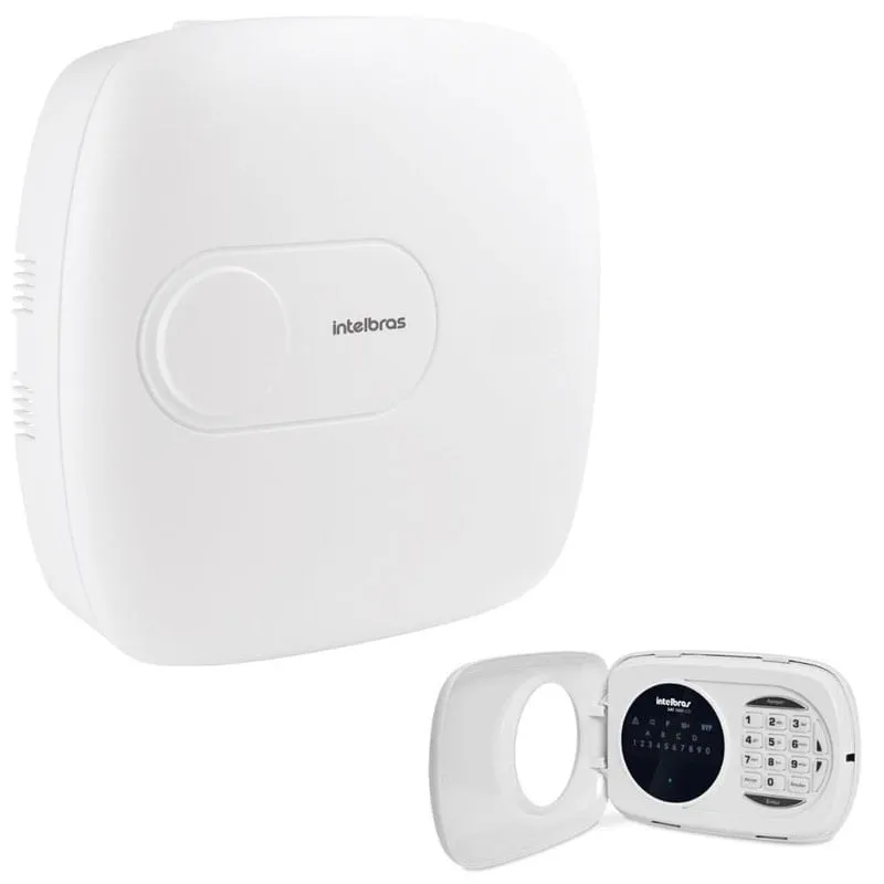 Kit Central De Alarme Amt 1016 Net Com Teclado Intelbras