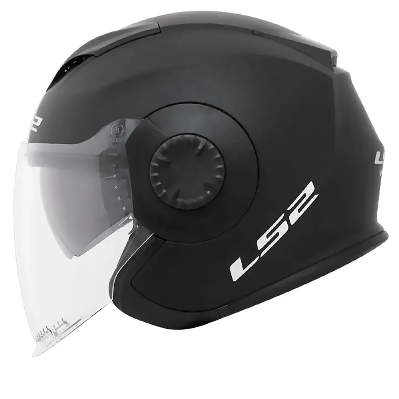 Capacete LS2 OF570 Verso Monocolor Preto Fosco 60
