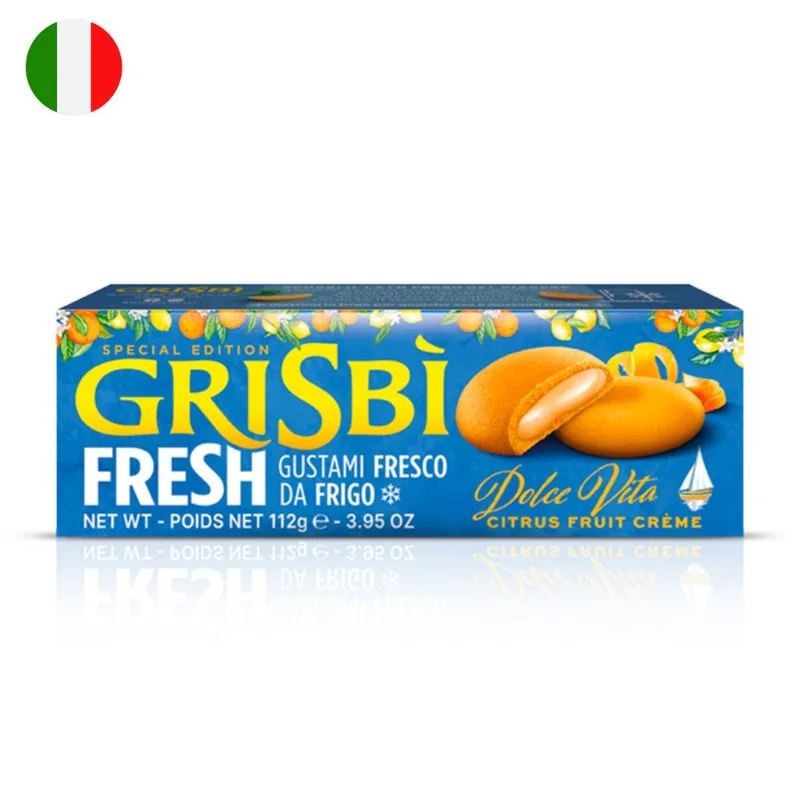 Galleta Vicenzi Grisbi Fresh Fruit 112 g