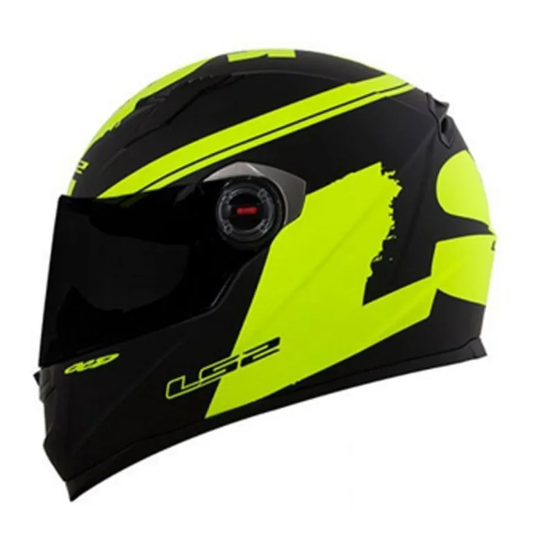 Capacete Original LS2 FF358 Fluo Amarelo Fosco 56