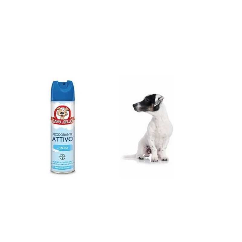 Bayer deodorante talco attivo 250 ml sano & bello
