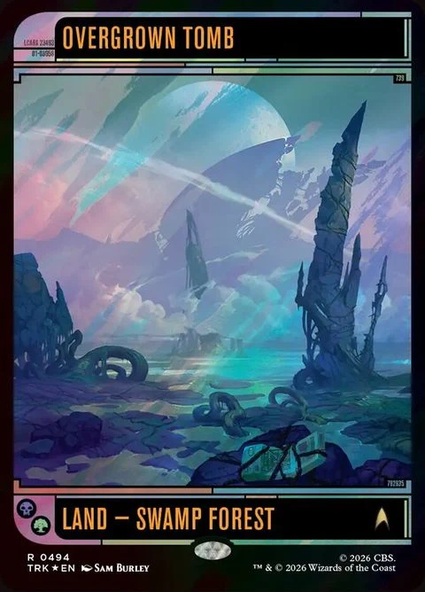 Overgrown Tomb (494) - Surge-Foil Non-Foil / Near Mint