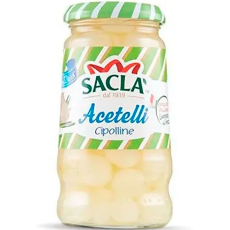 Cebollas en conserva Sacla en frasco 300 g.
