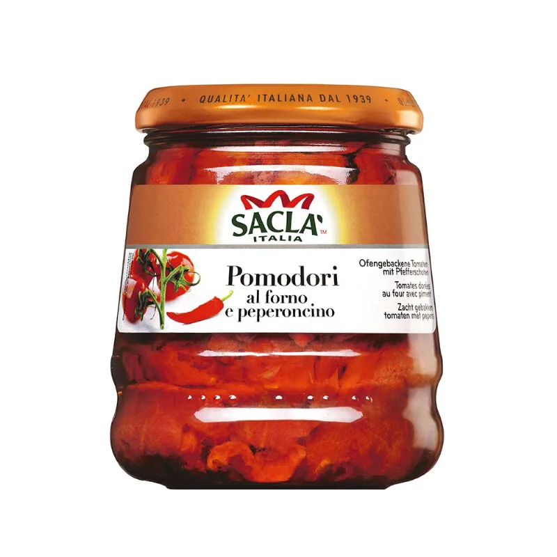 Conserva De Tomate Horneado Con Peperoni Sacla 285gr