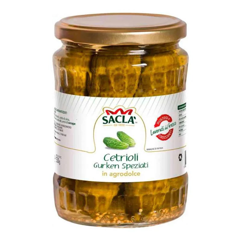 Pepinos Agridulces Sacla 530 Gr