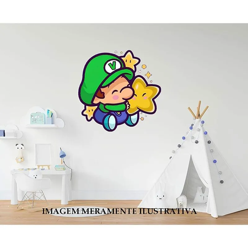 Adesivo De Parede Super Mario Baby Mod01