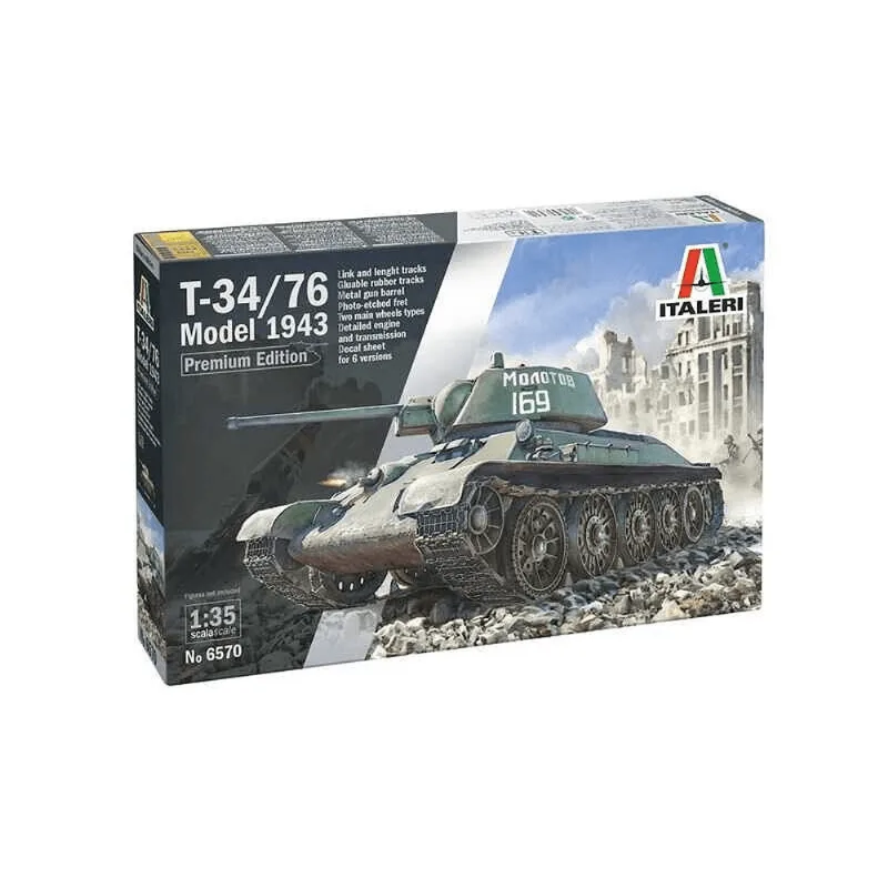 T-34-76 Model 1943 Premium Edition Model Kit 1-35