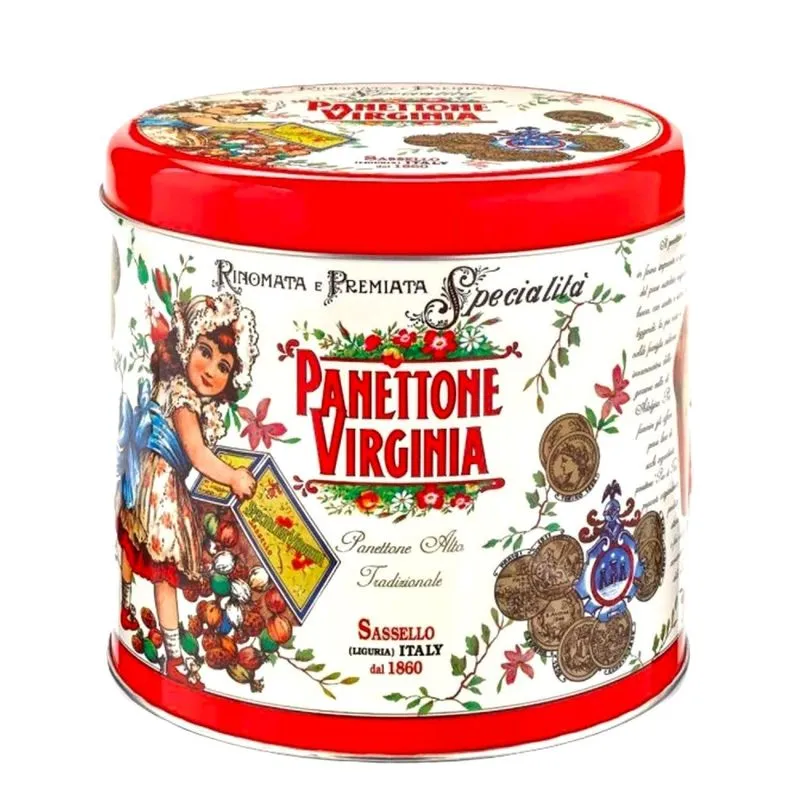 Panettone Clássico Virginia 1kg - Uvas Passas E Laranja