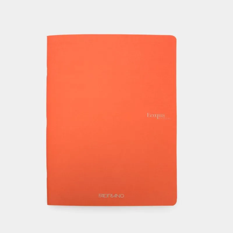Cuaderno A4 cuadriculado de 40 hojas, color salmón