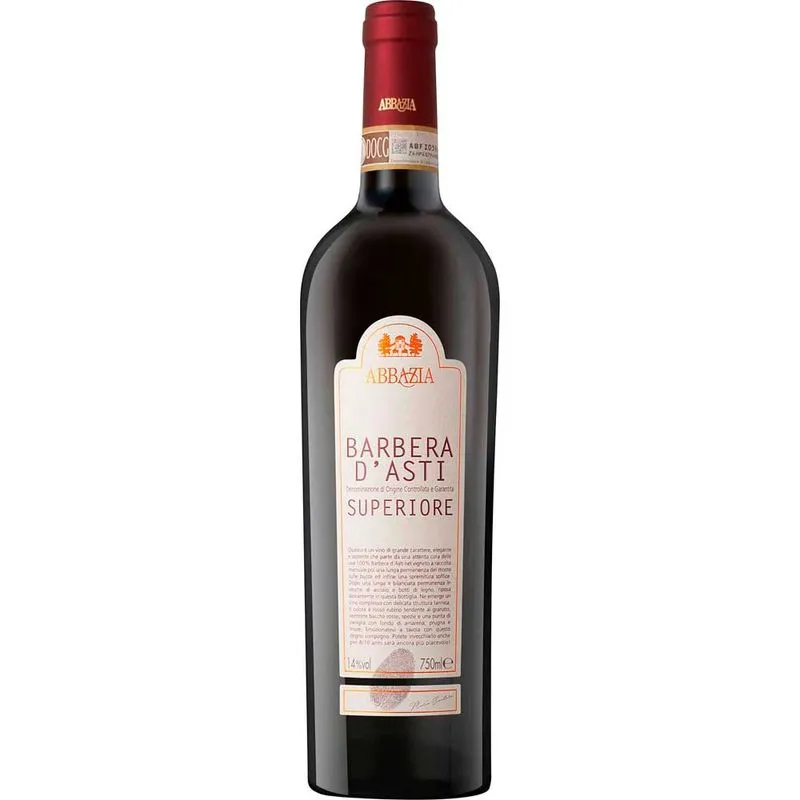 Vinho Italiano Abbazia Barbera DAsti Superiore 750ml Vinho Italiano Abbazia Barbera D'Asti Superiore 750ml