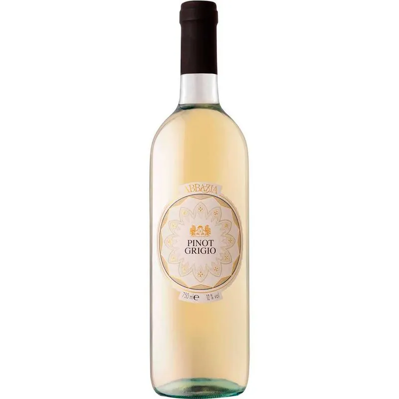 Vinho italiano abbazia pinot grigio 750ml