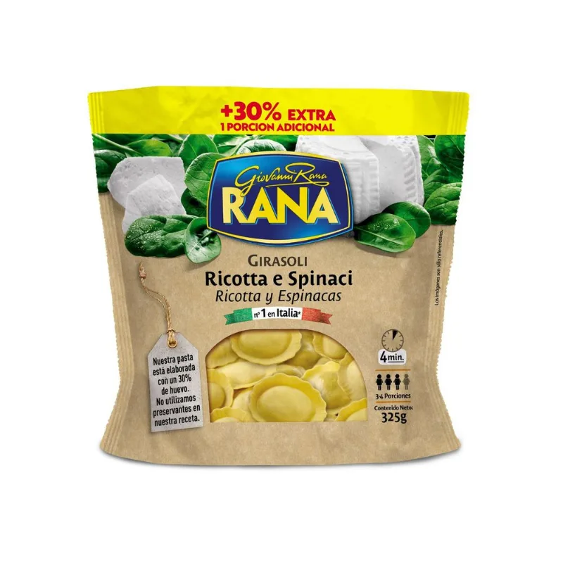 Girasoli Rana Ricotta y Espinacas 325 g