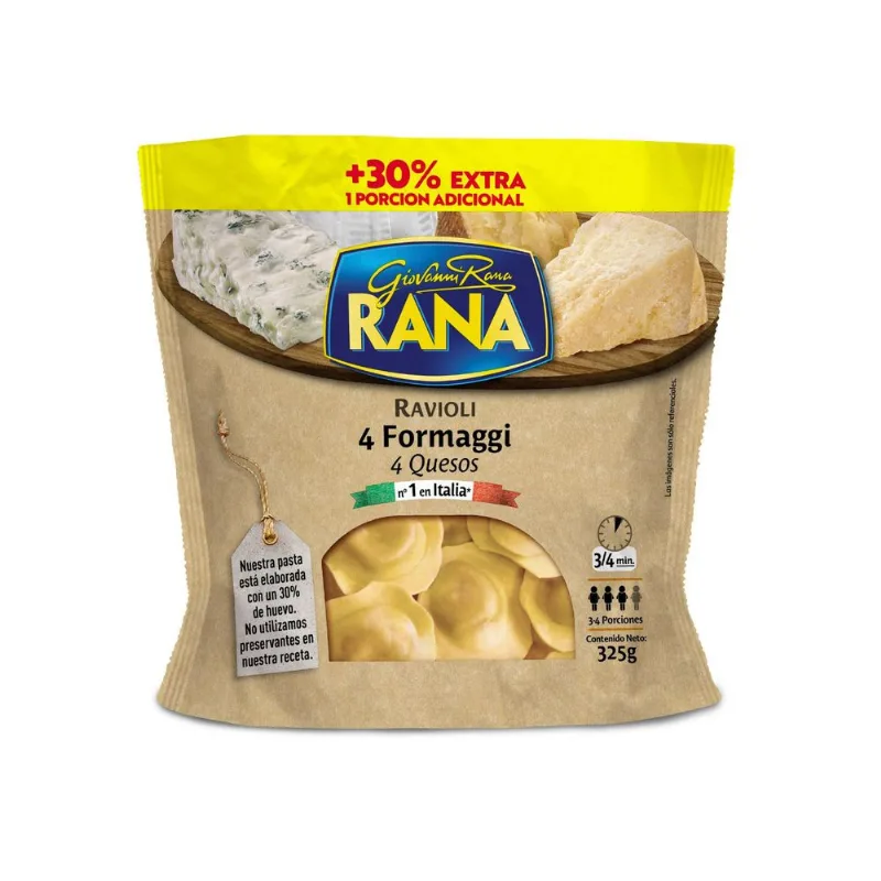 Ravioli Rana 4 Quesos 325 g
