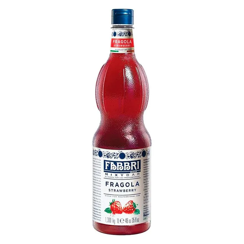 Xarope De Morango Fabbri Mixybar Fragola 1l