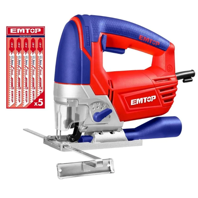 Sierra Caladora 800w + Cuchillas Industrial Emtop EJSW8001