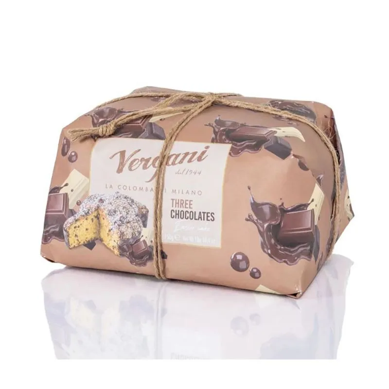 Colomba Três Chocolates Vergani 750g