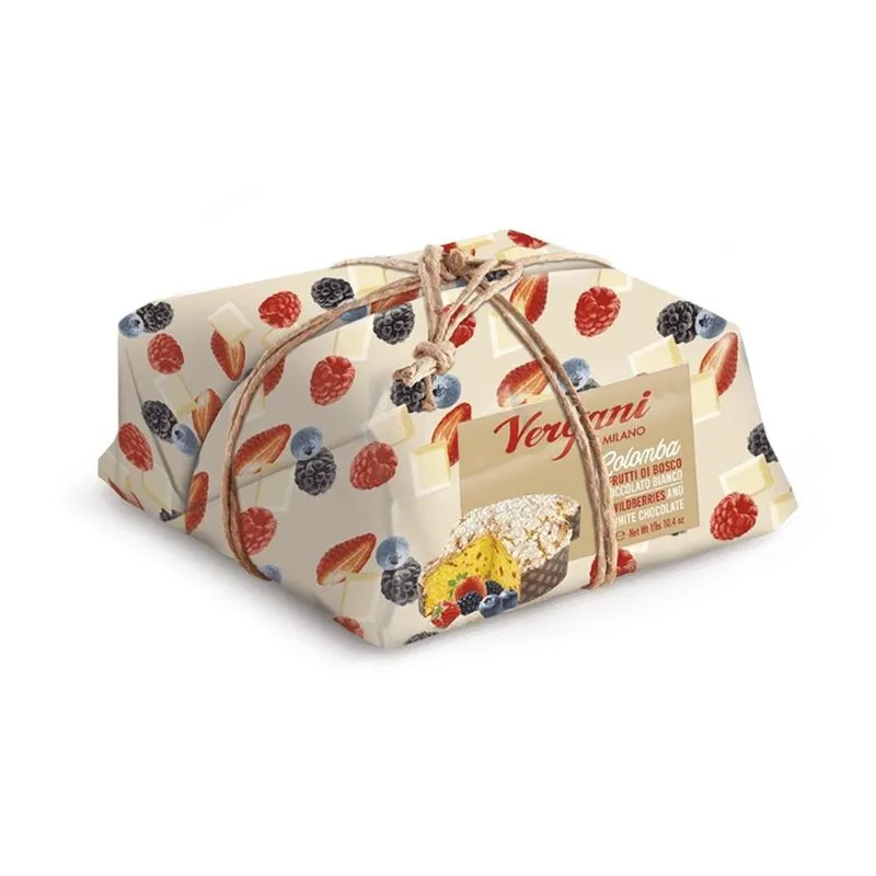Colomba Com Frutas Silvestres E Chocolate Branco Vergani 750g