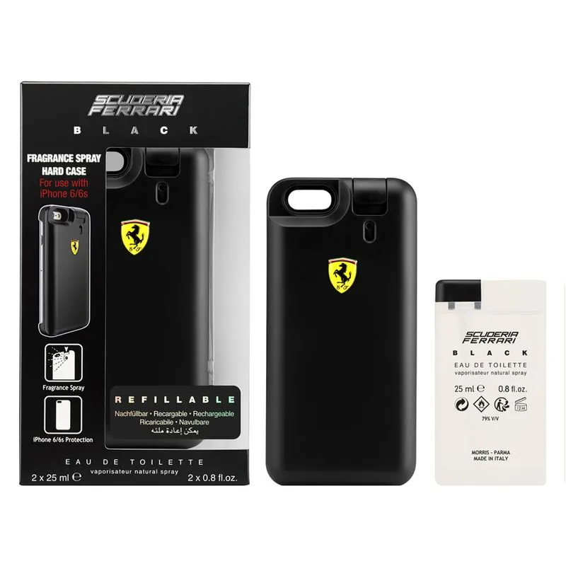 Iphone Cover Scuderia Ferrari Black - Kit de Perfumes Masculinos 2x 25ml